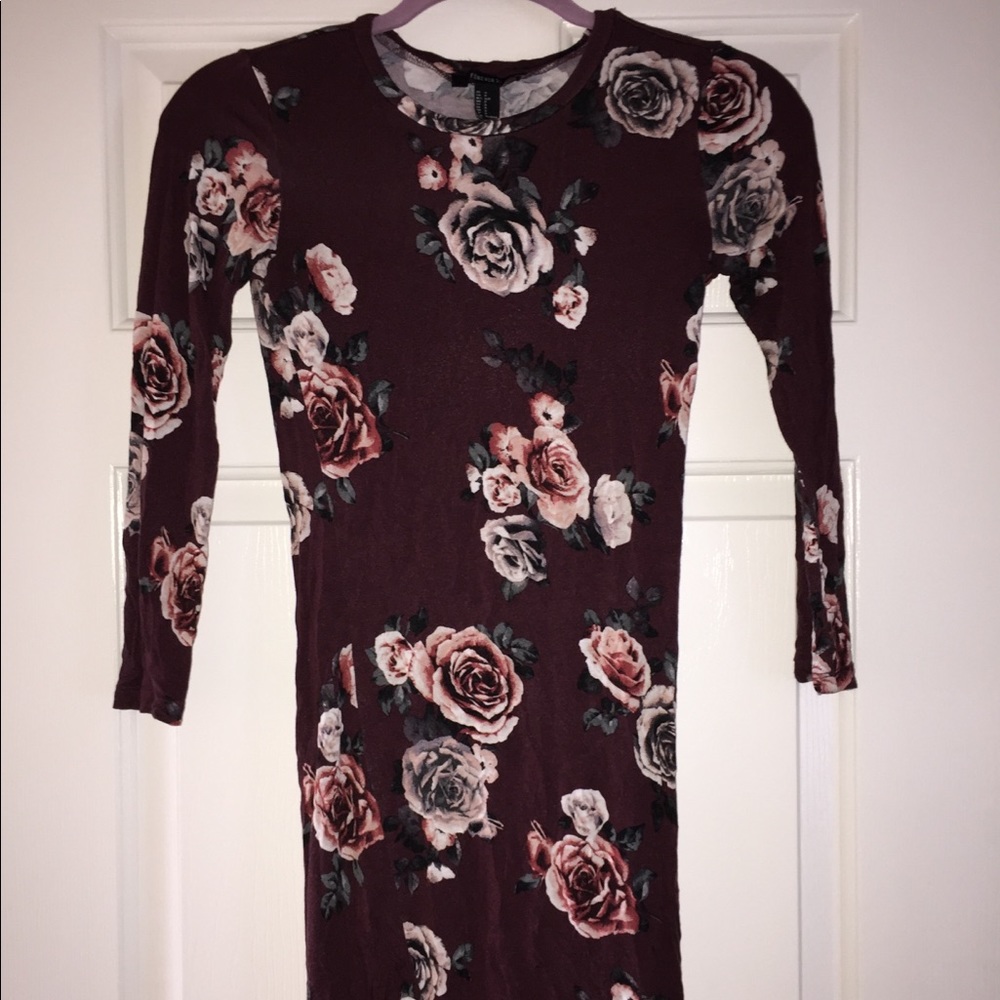 Bodycon floral dress